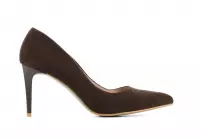 Giulia Pumps bruin Imitatiesuede - Dames - Maat 40