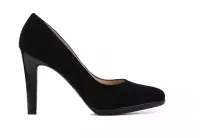 Peter Kaiser Dames Leren   Pumps / Stiletto - Naaldhak hoogte 1  - 78911 - Zwart - Maat 41.5