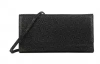 Brunate Clutch Dames / Handtas - Suède - ST2865 - Zwart combi