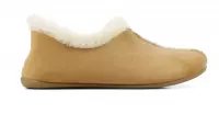 CM Comfort Vrouwen Suède    Harde zool  Pantoffels / dichte Sloffen - 66648000 - Cognac - Maat 42