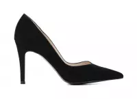 Peter Kaiser Dames Leren   Pumps / Stiletto - Naaldhak hoogte 9 cm - 65911 - Zwart - Maat 35