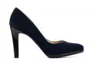 Peter Kaiser Dames Leren   Pumps / Stiletto - Naaldhak hoogte 1  - 78911 - Blauw - Maat 35.5