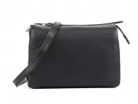 Gianni Chiarini Dames Leren   Clutch  - Three - Zwart