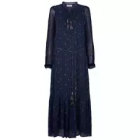 Moliin Dames Jurk / Dames kleding - Dina - Blauw  - Maat M