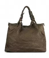 Marlon    Schoudertas Dames / Handtas - Leer - BS0774 - Taupe
