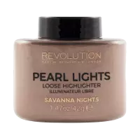 Makeup Revolution - Pearl Lights Loose Highlighter - Sypký rozjasňovač 25 g Savanna Nights (L)