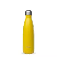 Qwetch RVS thermosfles geel - 500 ml