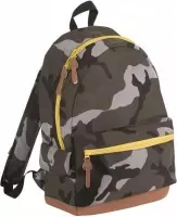 Camouflage reistas rugzak/rugtas 42 cm - 16 liter - Tassen/backpack voor op reis camouflage print