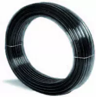 Slang pvc transparant zwart 9 x 12mm (per meter)