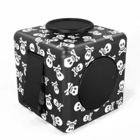Skull patroon Fidget Cube Relieves Stress en Anxiety Attention Toy voor Children en Adults