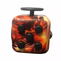 Merkloos Fidget Pop Cube - Bekend van TikTok - Stressbal - Lava