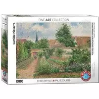Puzzel 1000 stukjes - Vegetable Garden Overcast - Camille Pissarro
