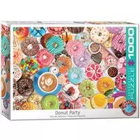 Puzzel 1000 stukjes - Donut Party