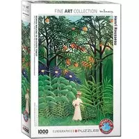 Eurographics Puzzel Woman in an Exotic Forest - Henri Rousseau (1000 stukjes)
