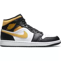 NIKE AIR JORDAN 1 MID ''WHITE POLLEN BLACK'' 554724-177 Maat 42.5 Wit;Zwart