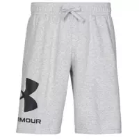 Under Armour Rival Fleece Big Logo Shorts 1357118-011, Mannen, Grijs, Shorts, maat: XL