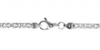 FirstChoice KON32 Armband zilver Koningsschakel 3,2 mm breed 14,0 gram 21 cm lang