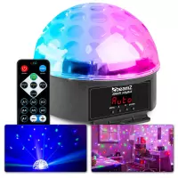 Discolamp - BeamZ JB60R Jelly Ball LED discobal met afstandsbediening