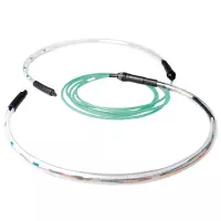 ACT RL4208 Prefab Glasvezel Kabel Multimode OM3 8-voudig LC Connectoren - 80 meter