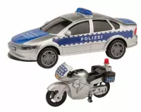 Happy People Politievoertuigen Met Accessoires 6-delig