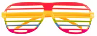 Boland - Partybril Regenboog Multi - Volwassenen - Pride