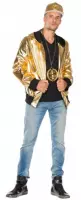 Rubie's Verkleedjas King Rapper Heren Polyester Goud Maat 56