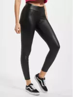 Urban Classics / Legging Ladies Imitation Leather in zwart