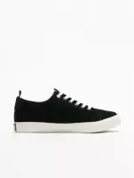 Velour Sneaker blk/stripes 46