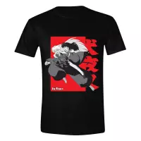 Inuyasha – Kagome On Inuyasha’S Back - T-Shirt Zwart - Maat M