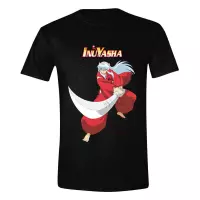Inuyasha Inuyasha – Sword Pose - T-Shirt Zwart - Maat S