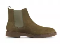 Stefano Lauran Chelsea boots Heren / Boots / Laarzen / Herenschoenen - Nubuck   - S3027 - Groen -  Maat 41