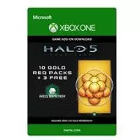Halo 5: Guardians 10 Gold REQ Packs + 3 Free