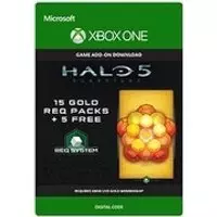 Halo 5: Guardians: 15 Gold REQ Packs + 5 Free