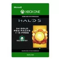 Halo 5: Guardians: 34 Gold REQ Packs + 13 Free