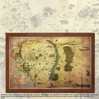 LORD OF THE RINGS - Middle Earth Map '36.5x23cm'