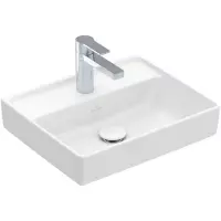 Villeroy & Boch Collaro fontein 45x37cm zonder overloop 1 kraangat ceramic+ wit 433446R1