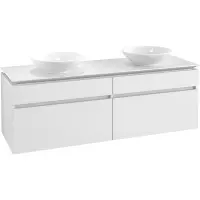 Villeroy & Boch Legato wastafelonderkast 160x55cm 4 lades Wit mat b60000ms