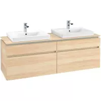 Villeroy & Boch Legato wastafelonderkast 160x55cm 4 lades Iep impresso b69300pn