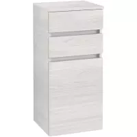 Villeroy & boch Legato zijkast 400x870x350mm white wood b72800e8