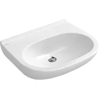 Villeroy & Boch O.nova Wastafel Zonder Kraangat En Overloop 65x51cm Wit