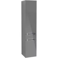 Villeroy & boch Subway 2.0 kast hoog 350x1650x370mm glossy grey a70710fp