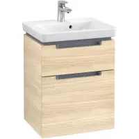 Villeroy & Boch Subway 2.0 wastafelonderkast 48.5x59cm 2 lades Elm impresso a90710pn