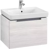 Villeroy & Boch Subway 2.0 wastafelonderkast 58.7x42cm 1 lades White wood a68700e8