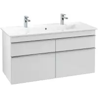 Villeroy & Boch Venticello wastafelonderkast 115.3x59cm 4 lades Glossy white a92901re