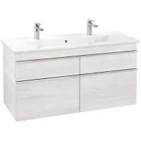 Villeroy & Boch Venticello wastafelonderkast 115.3x59cm 4 lades White wood a92901e8