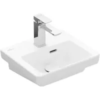 Villeroy & boch Subway 3.0 fontein 37x305cm 1 krgat met overloop C+ stone white
