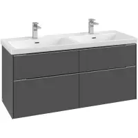 Villeroy & Boch Subway 3.0 wastafelonderkast 127.2x57.9cm 4 lades Arizona oak c56800vh