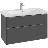 Villeroy & Boch Subway 3.0 wastafelonderkast 97.3x57.9cm 2 lades Arizona oak c57000vh