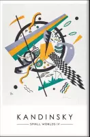 Walljar - Wassily Kandinsky - Kleine Welten IV - Muurdecoratie - Canvas schilderij