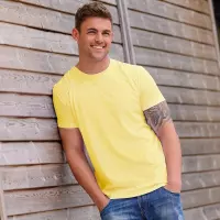 Basic heren T-shirt geel XL (54)